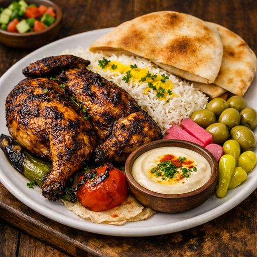 فرخة على الفحم