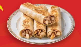 ساندوتش شاورما وسط