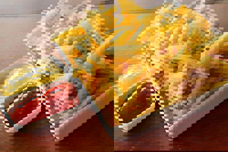 طبق بطاطس مقلية