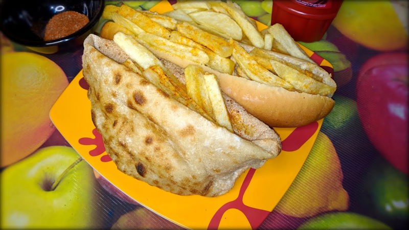 ساندوتش بطاطس مقلية