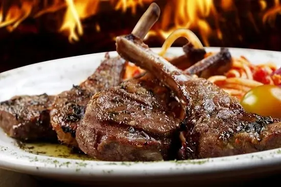 ريش ضاني مشوية